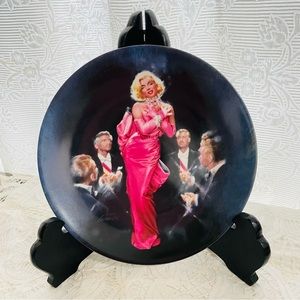 Plate Marilyn Monroe Diamonds Are A Girl Best Friend Collector Plate 1990 Delphi